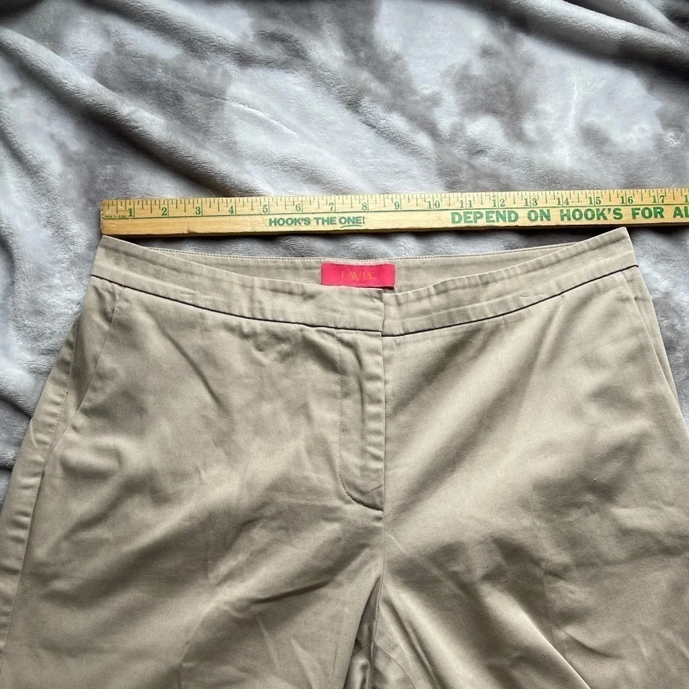 Lavia khaki tan cotton career wear pants